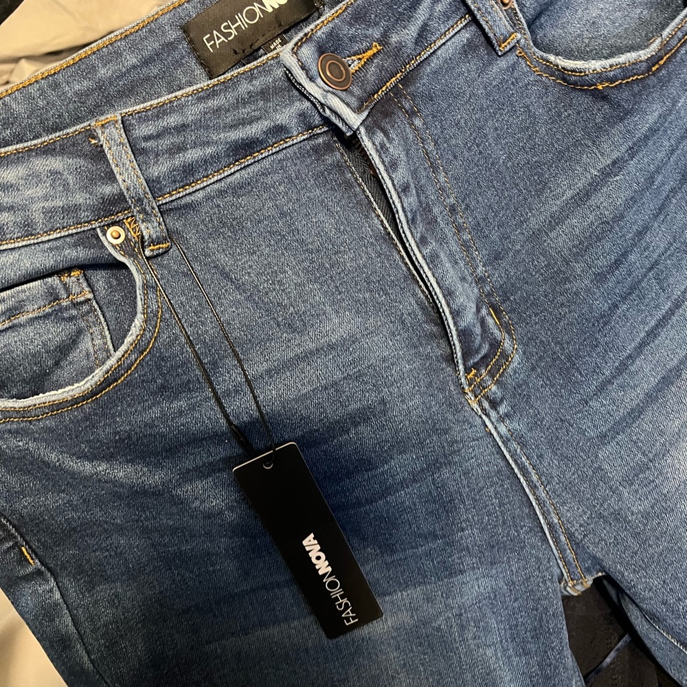 Fashion Nova Classic Blue Jeans